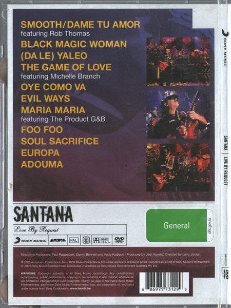 Santana : Live By Request (DVD-V, RE, PAL)