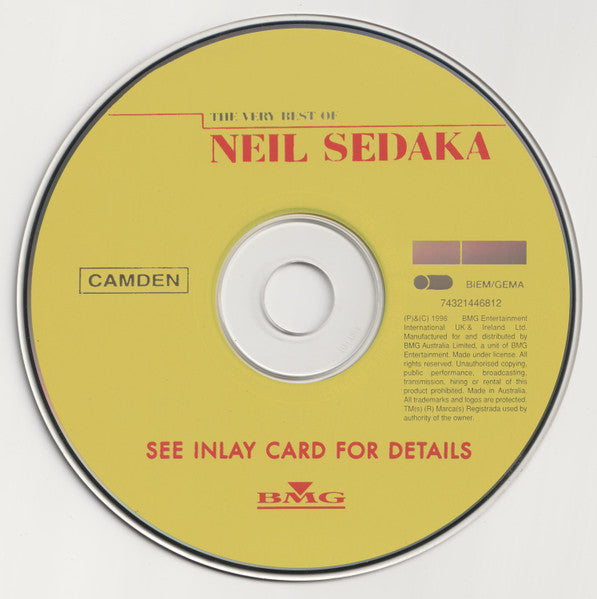 Neil Sedaka : The Very Best Of Neil Sedaka (CD, Comp)