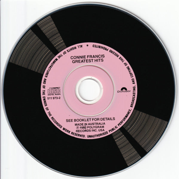 Connie Francis : Greatest Hits (CD, Comp)