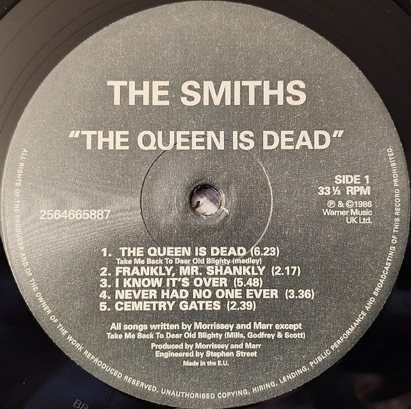 The Smiths : The Queen Is Dead (LP, Album, RE, Gat)