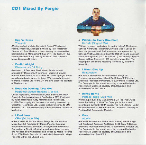 BK & Fergie : HardHouse Anthems (2xCD, Mixed)