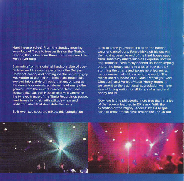 BK & Fergie : HardHouse Anthems (2xCD, Mixed)