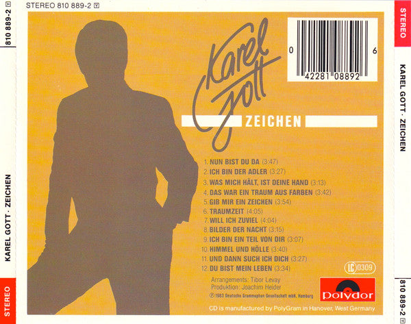 Karel Gott : Zeichen (CD, Album, RP)