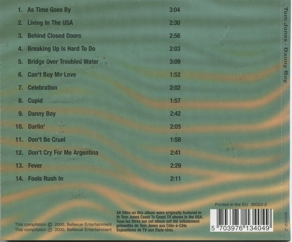 Tom Jones : Danny Boy (CD, Comp)