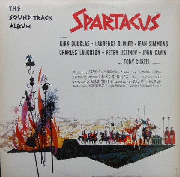 Alex North : Spartacus (The Sound Track Album) (LP, Album, RE, RP, Gat)