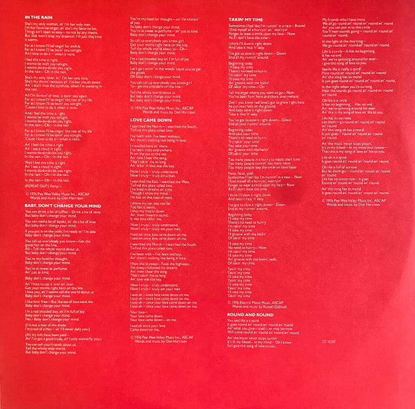 The Don Harrison Band : Red Hot (LP, Album)