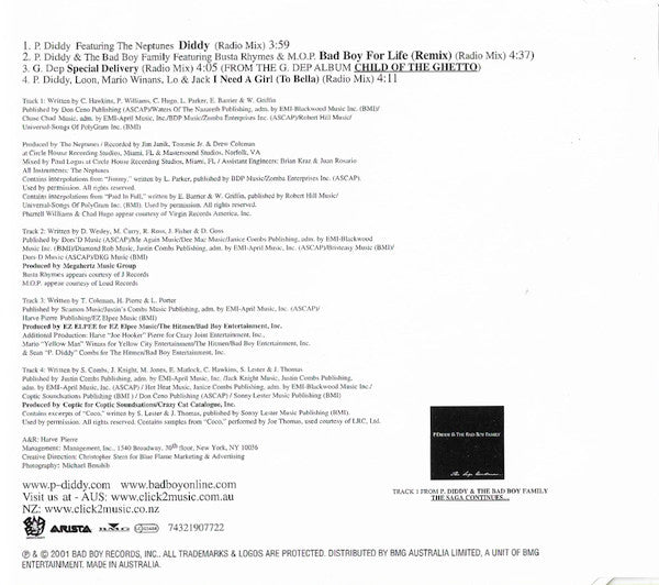 P. Diddy : Diddy (CD, Single)