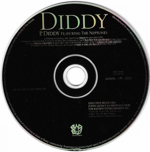 P. Diddy : Diddy (CD, Single)