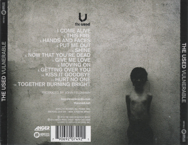 The Used : Vulnerable (CD, Album)