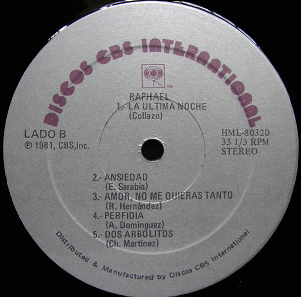 Raphael (2) : Canta... (LP, Album, RE)
