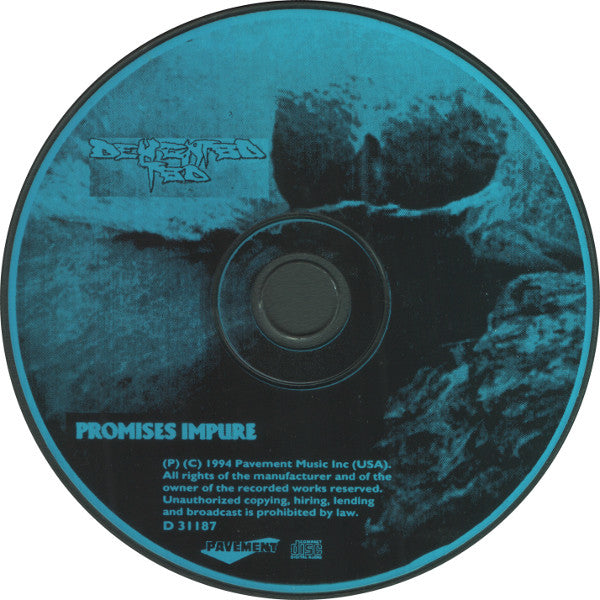 Demented Ted : Promises Impure (CD, Album)