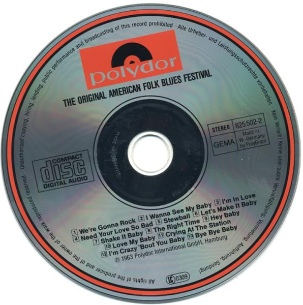 Various : The Original American Folk Blues Festival (CD, Album, RE, RP)