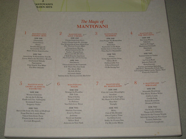 Mantovani : The Magic Of Mantovani (Box + 8xLP, Comp)