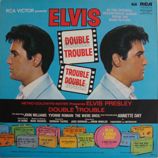 Elvis Presley : Double Trouble (LP, Album, RE)