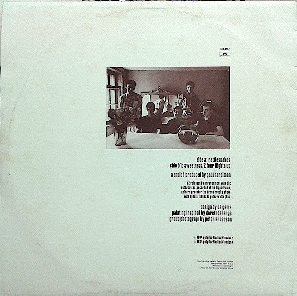 Lloyd Cole & The Commotions : Rattlesnakes (12", Maxi, Ltd)