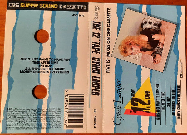 Cyndi Lauper : The 12" Tape (Cass, Comp, Gre)