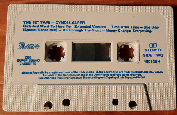 Cyndi Lauper : The 12" Tape (Cass, Comp, Gre)