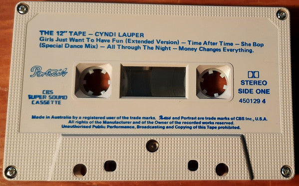 Cyndi Lauper : The 12" Tape (Cass, Comp, Gre)