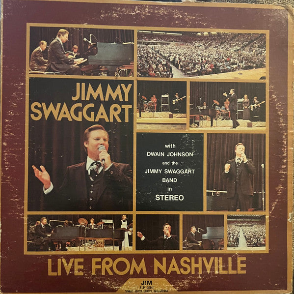 Jimmy Swaggart With Dwain Johnson And The Jimmy Swaggart Band : Live From Nashville (2xLP)