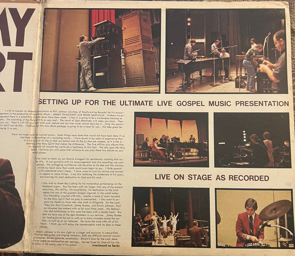 Jimmy Swaggart With Dwain Johnson And The Jimmy Swaggart Band : Live From Nashville (2xLP)