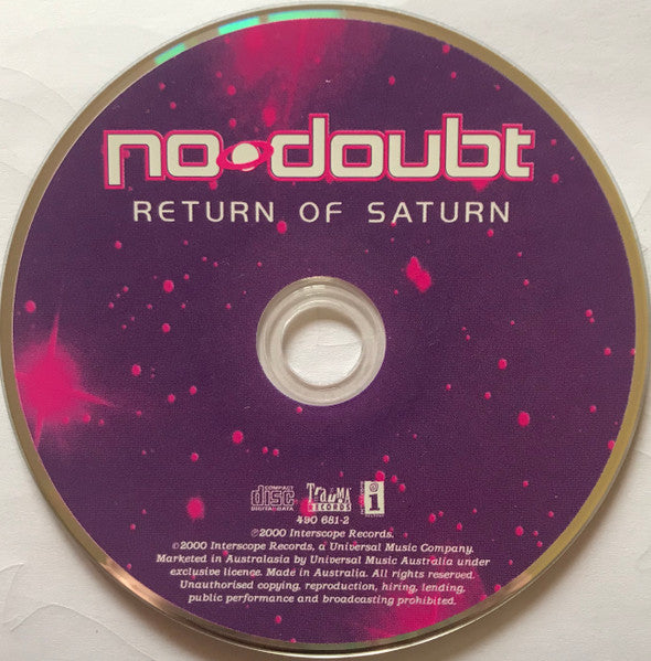 No Doubt : Return Of Saturn (CD, Album, Enh, Ltd)
