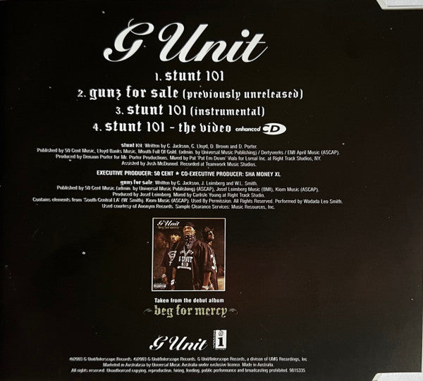 G-Unit : Stunt 101 (CD, Single, Enh)