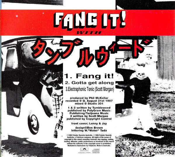 Tumbleweed : Fang It! (CD, Single)