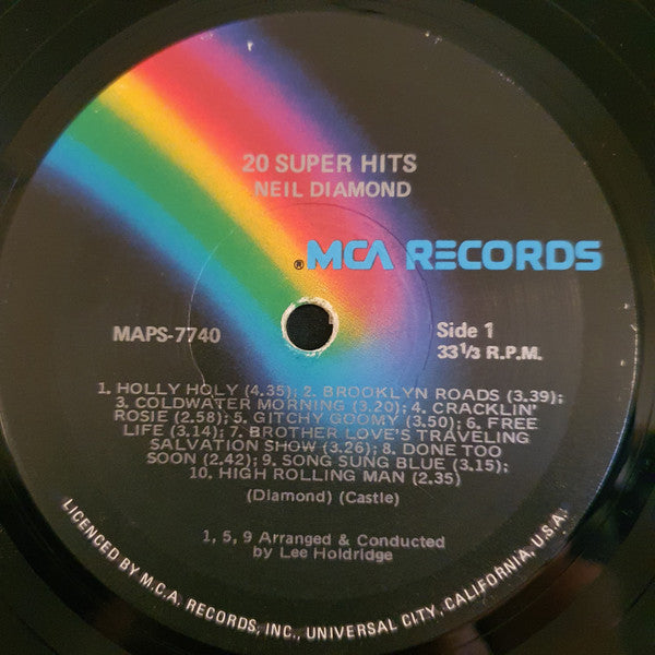 Neil Diamond : 20 Super Hits (LP, Comp)
