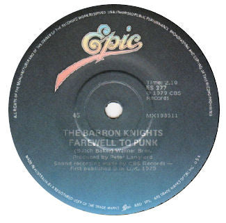 The Barron Knights : The Topical Song (Logical Song) (7", Single)