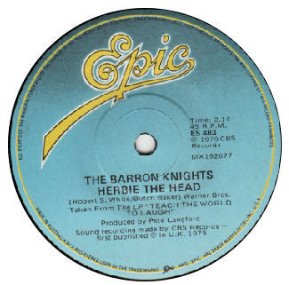 The Barron Knights : We Know Who Done It (Pt 1) (Cars) (7", Single)