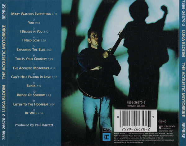 Luka Bloom : The Acoustic Motorbike (CD, Album)