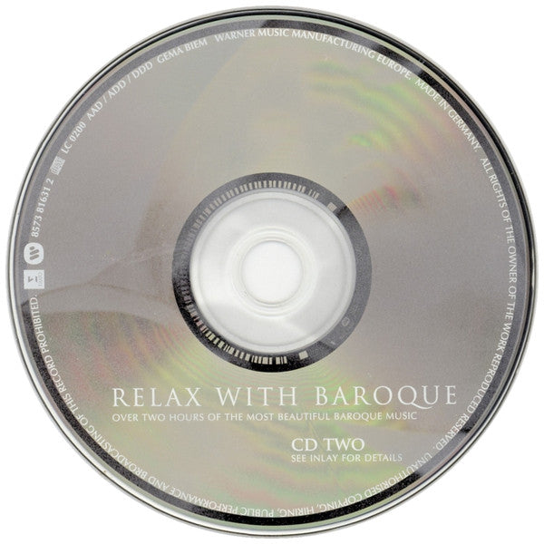 Various : Relax With Baroque (2xCD, Comp)