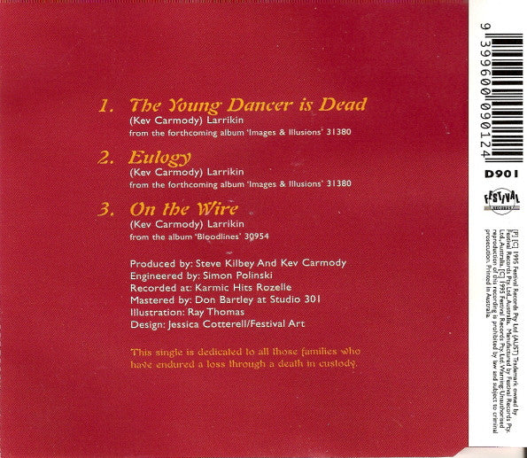 Kev Carmody : The Young Dancer Is Dead (CD, Single)
