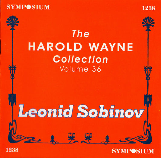 Leonid Sobinov* : The Harold Wayne Collection Volume 36 (CD, Comp)