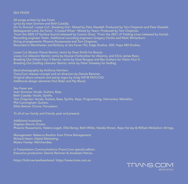 Sea Fever (2) : Special Australian Edition (LP, Comp, Ltd, Blu)
