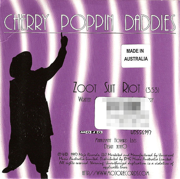 Cherry Poppin Daddies* : Zoot Suit Riot (CD, Single, Car)