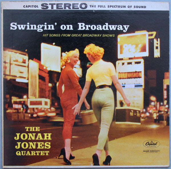 The Jonah Jones Quartet : Swingin' On Broadway (LP, Album, Scr)