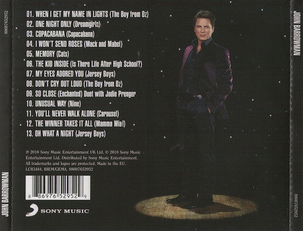 John Barrowman : John Barrowman (CD, Album)