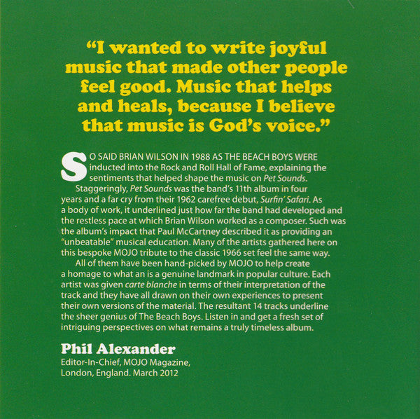 Various : Pet Sounds Revisited (A Tribute To The Beach Boys' Classic 1966 Album) (CD)