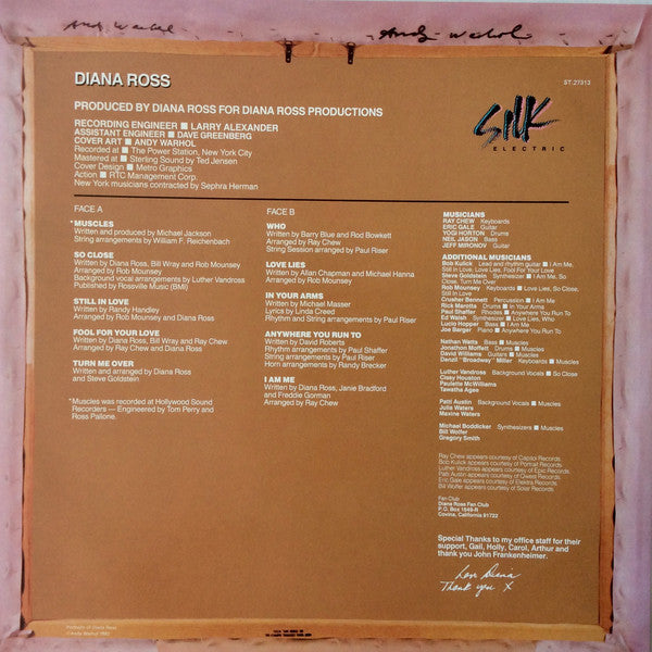 Diana Ross : Silk Electric (LP, Album)