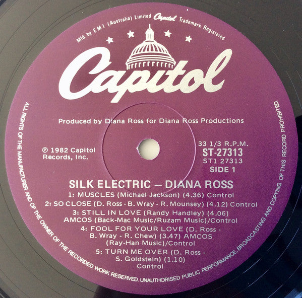 Diana Ross : Silk Electric (LP, Album)
