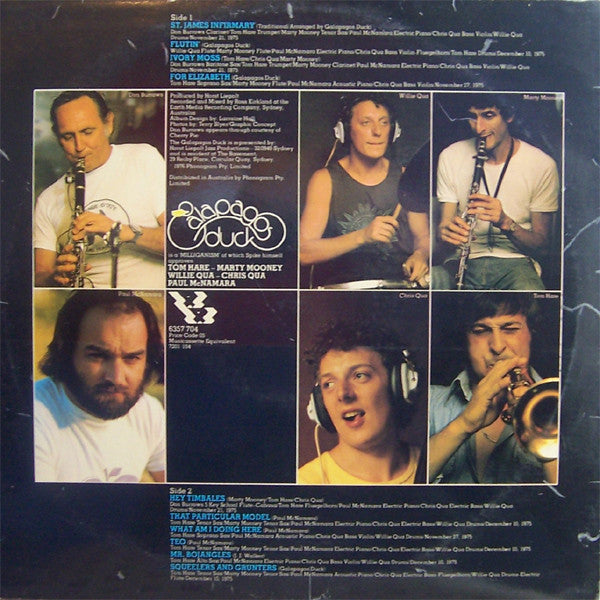 The Galapagos Duck* Featuring Don Burrows : St James (LP, Album)