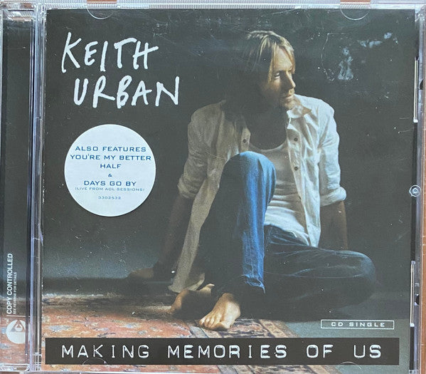 Keith Urban : Making Memories Of Us (CD, Single, Copy Prot.)