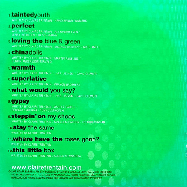 Claire Trentain : Loving The Blue & Green (CD, Album)