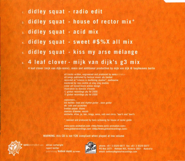 SonicAnimation* : Didley Squat (CD, Single)
