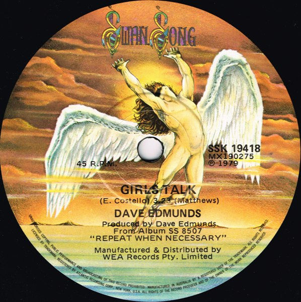 Dave Edmunds : Girls Talk (7", Single)