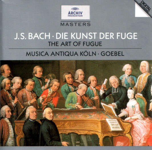 J. S. Bach* - Musica Antiqua Köln, Goebel* : Die Kunst Der Fuge = The Art Of Fugue (CD, Album, RE, RM, PMD)