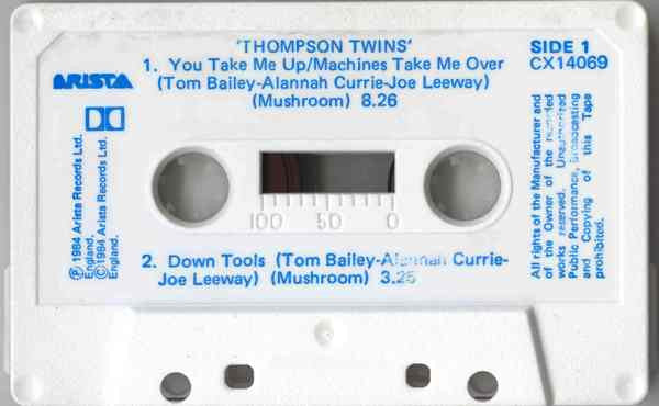 Thompson Twins : You Take Me Up / Machines Take Me Over (Cass, Single)