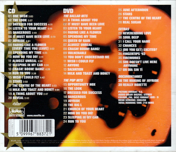 Roxette : A Collection Of Roxette Hits Their 20 Greatest Songs & Videos! (Exclusive Australian Tour Edition CD & Dvd) (CD, Comp + DVD, PAL)