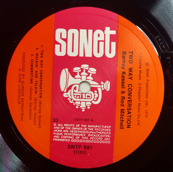 Barney Kessel & Red Mitchell : Two Way Conversation (LP, Album)